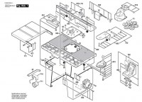 Bosch 0 603 035 642 RT 60 Routing Table 230 V / GB Spare Parts RT60